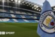 A Manchester City corner flag at the Etihad Stadium