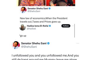 Senator Shehu Sani replies former Kaduna first lady, Hadiza El-Rufai, hours after she corrected his English on X