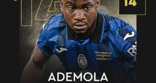 Super Eagles winger, Ademola Lookman ranked 14th in Ballon d?Or