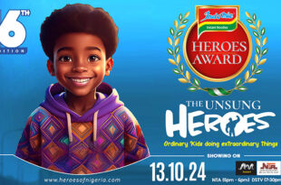 The 16th Edition of the Indomie Heroes Awards Coming To Your Screens Live