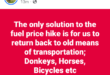 The only solution to fuel price hike is for us to return back to old means of transportation like donkeys and horses - Niger State Govt official says