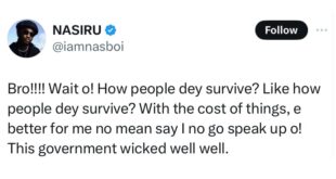 This government is w!cked - Singer and comedian Nasboi calls out Tinubu-led administration