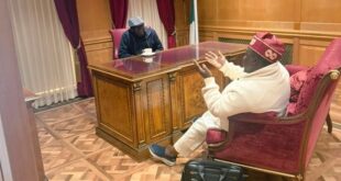 Tinubu departs UK for France