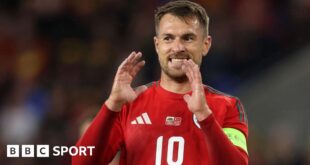 Midfielder Aaron Ramsey has won 86 Wales caps and scored 21 goals for his country