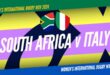 Women's Rugby Union - WXV 2024: WXV 2: South Africa v Italy