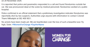 32-year-old doctor gunned down outside gym in South Africa