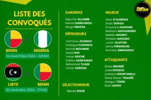 AFCON 2025Q: Gernot Rohr unveils Squad for Benin Republic vs Nigeria clash