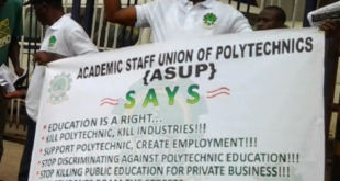 ASUP to embark on nationwide strike Dec 2