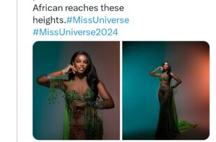 "All of us be one" South African handle tweets in Nigerian pidgin after Nigerians slammed them for claiming Miss Universe Nigeria Chidinma Adetshina following her successful outing at the Miss Universe contest