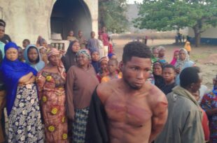 Angry residents b3at suspected thief to bl00dy pulp in Kogi community