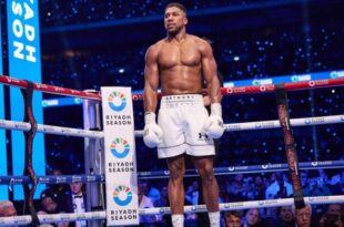 Anthony Joshua named among the top three highest-earning boxers in 2024