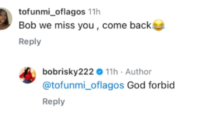 Bobrisky hints at never coming back to Nigeria