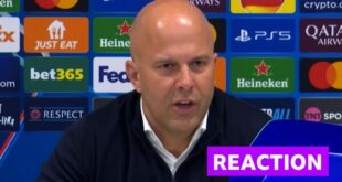 Watch Arne Slot's post-match press conference after his side beat Real Madrid 2-0 in the Champions League