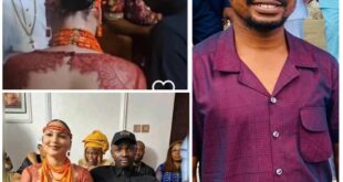 Delta state gov?s aide knocks businessman Jowizaza for wearing a face cap and a black shirt while receiving prayers from his inlaw during his traditional marriage