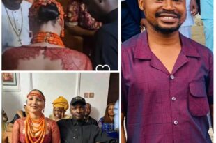 Delta state gov?s aide knocks businessman Jowizaza for wearing a face cap and a black shirt while receiving prayers from his inlaw during his traditional marriage