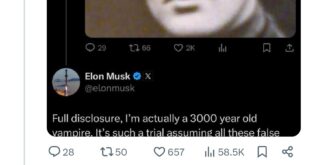 Elon Musk says he