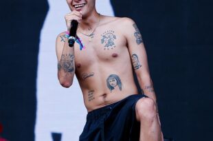 Grammy-nominated rapper, Slowthai arrives at court to face trial for