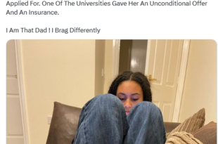 I brag differently  - Nigerian father celebrates his daughter