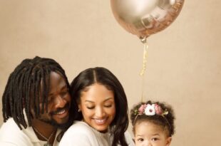 Johnny Drille and wife post adorable daughter on her first birthday