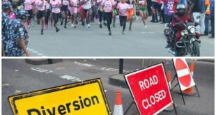 Lagos state government announces traffic diversion for Women marathon on Nov 9