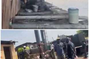 Lagos state government dislodges illegal occupants under popular bridge