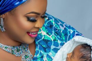 Lovely new photos of actress Dayo Amusa and her son