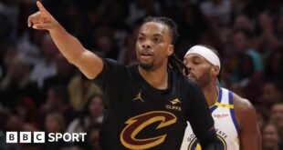 Darius Garland in action for the Cleveland Cavaliers