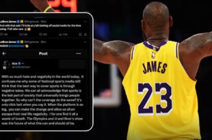 NBA superstar, LeBron James goes on social media break over ?negative takes?