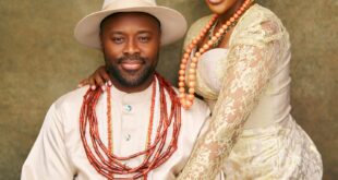 Olu of Warri and wife release lovely family photos as they celebrate 10th wedding anniversary