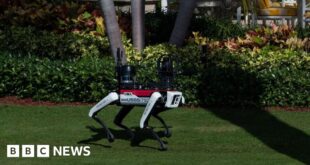 On patrol at Mar-a-Lago, robotic dogs have their moment