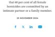 One woman killed every 10 minutes by loved ones ? UN Report