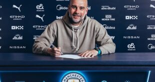 Pep Guardiola signs new two-year contract at Manchester City until 2027