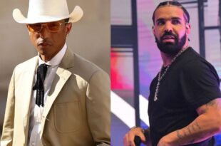 Pharrell reacts after Drake purchased his old jewelry for $3.3m and threatened to burn them down