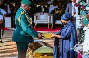 President Tinubu, VP Shettima, Akpabio, Tajuddeen Abass, Gbajabiamila, others attend funeral of late Chief of Army Staff, Taoreed Lagbaja (photos)