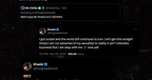 Singer Khalid comes out as gay, claims he was outed