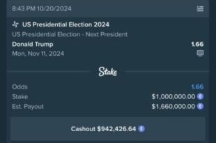 Social media Influencer Adin Ross wins $1.6m after betting on Trump to win US election