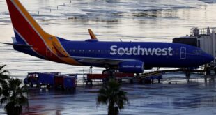 Southwest airline plane struck by gunfire in US