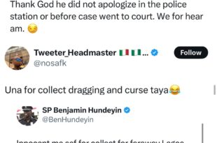 ?Thank God the cabbie didn?t apologize at a police station or before the case went to court??- Lagos Police PRO reacts to apology video from a cab driver allegedly assaulted by House of Reps member