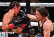 Amanda Serrano is punched in the face by Katie Taylor