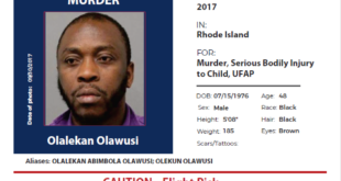 US places $25,000 bounty on fleeing Nigerian man wanted since 2017 for mu%der of infant son