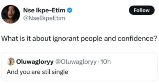 What is it about ignorant people and confidence? - Nse Ikpe-Etim replies follower who questioned her marital status