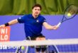 Gordon Reid competing in the Wheelchair Masters