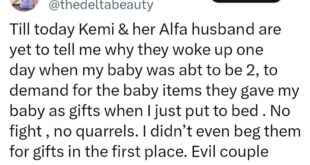 Woman reveals why she will no longer accept non-cash baby gifts