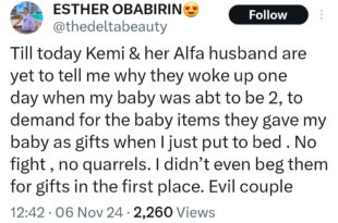 Woman reveals why she will no longer accept non-cash baby gifts