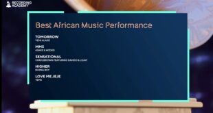 Yemi Alade gets her first ever Grammy nomination as she is nominated for Best African music category