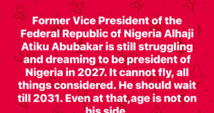 2027 Elections: It can?t fly, wait till 2031 ? Joe Igbokwe tells Atiku