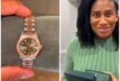 Actor, Williams Uchemba, gifts his wife a Rolex watch as a push present weeks after she welcomed their second child, Ethan (photos)