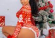 Actress Merit Gold shares sultry Christmas photos