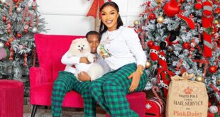 Actress Tonto Dikeh shares her lovely Christmas photos