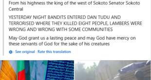 Bandits attack Sokoto community, k!ll nine and abduct others